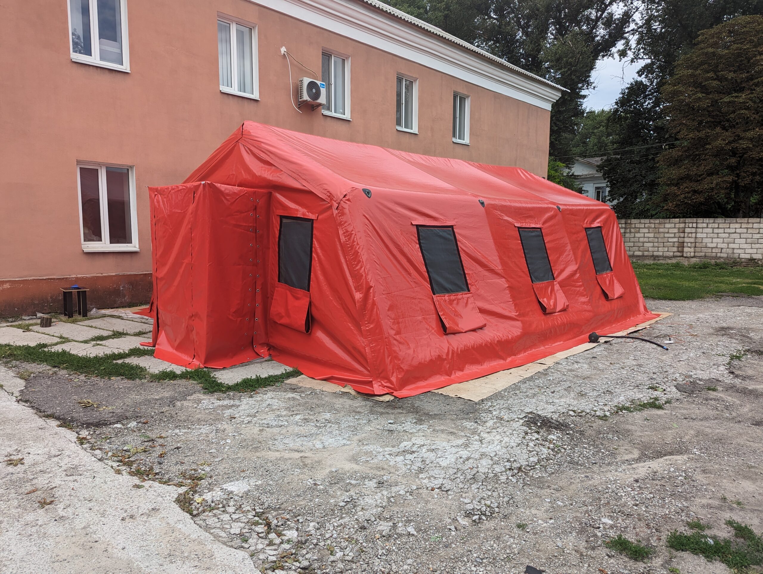 Намет пневмокаркасний (6 х 8 м)